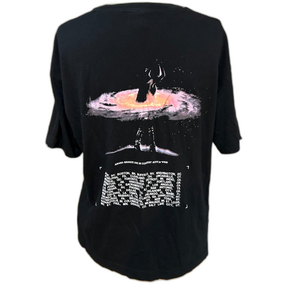 Ariana Grande Sweetener Tour 2019 Short Sleeve Graphic Tee Shirt Top Size Small - Picture 3 of 11
